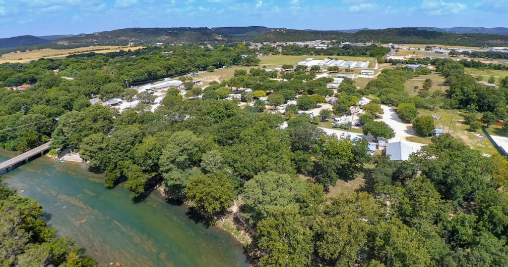 camping near Guadalupe River